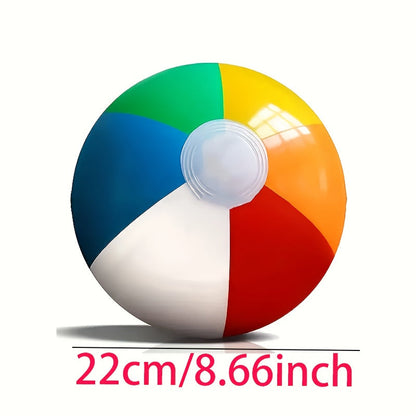 Inflatable Beach Ball Multicolored Lightweight & Portable