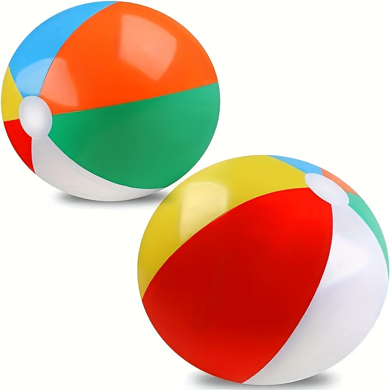Inflatable Beach Ball Multicolored Lightweight & Portable