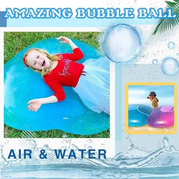 Inflatable Bubble Ball Durable TPR Air & Water Fillable