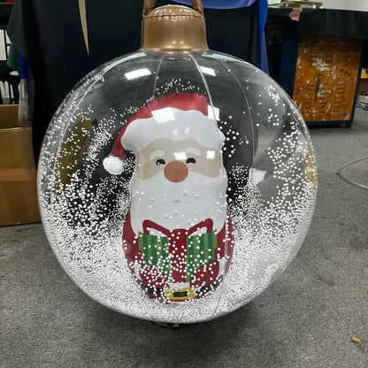 Inflatable Christmas Ornament LED Remote-Controlled Waterproof 60 cm
