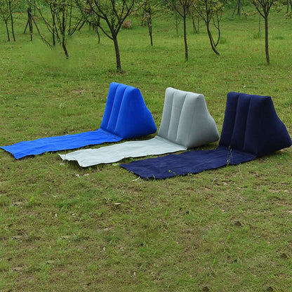 Inflatable Lounger Ergonomic Backrest Lightweight & Waterproof PVC