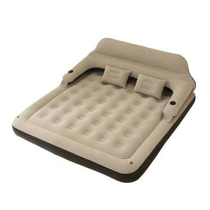 Inflatable Mattress with Built-In Pump – Restful Sleep and Spinal Support