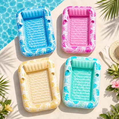 Inflatable Pool Float Lounger Roomy 178 cm Lightweight Packable
