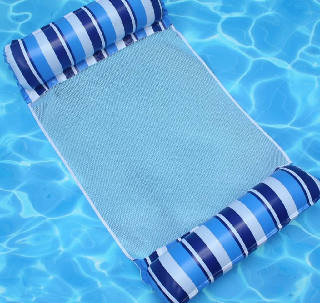 Inflatable Pool Mattress Lightweight Waterproof PVC Portable Float