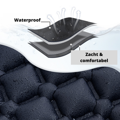 Inflatable Sleeping Mat Waterproof Built-In Pump & Integrated Pillow