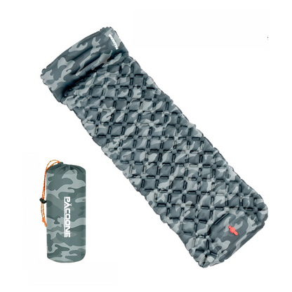 Inflatable Sleeping Mat Waterproof Built-In Pump & Integrated Pillow