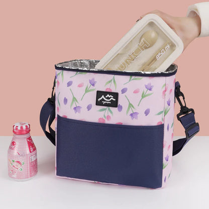 Insulated Cooler Bag Spacious Waterproof & Easy-Clean Lining