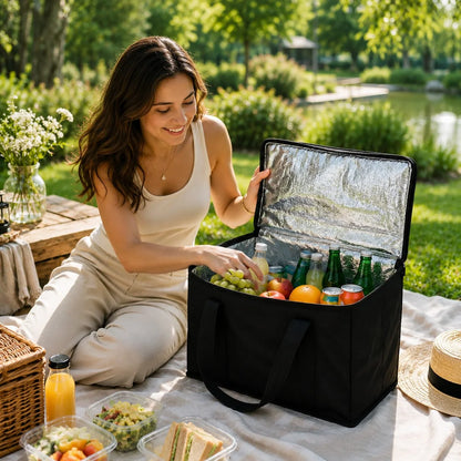 Insulated Cooler Tote XL Capacity Sturdy Handles
