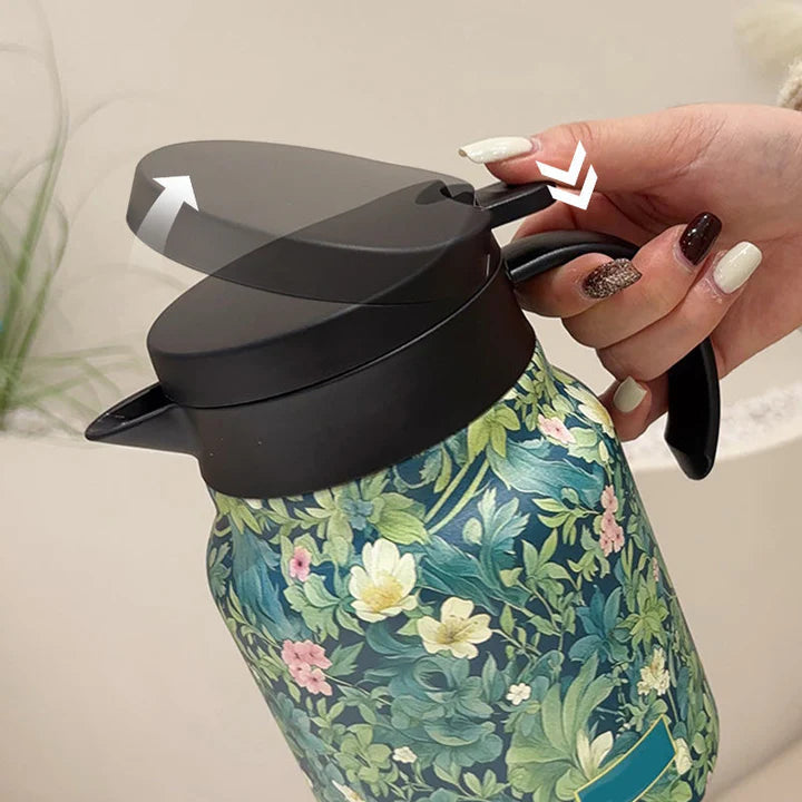 Insulated Jug Double-Walled Vacuum 1 L Push Button