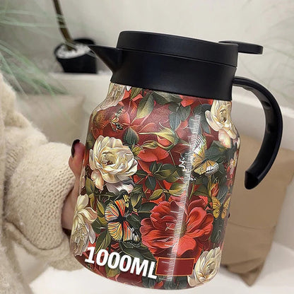Insulated Jug Double-Walled Vacuum 1 L Push Button