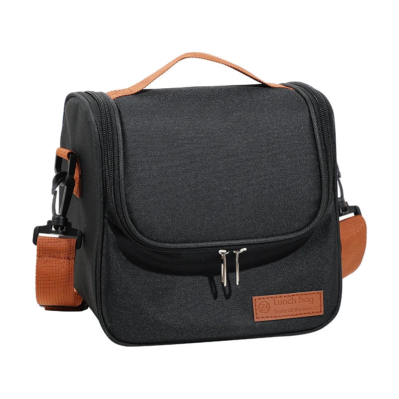 Insulated Lunch Bag Large Capacity Wipeable Interior