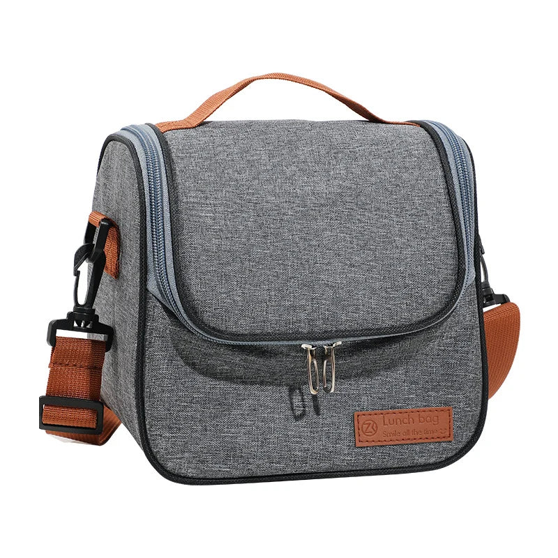 Insulated Lunch Bag Large Capacity Wipeable Interior
