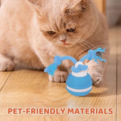 Interactive Cat Ball Self-Rolling LED & Bird Sounds