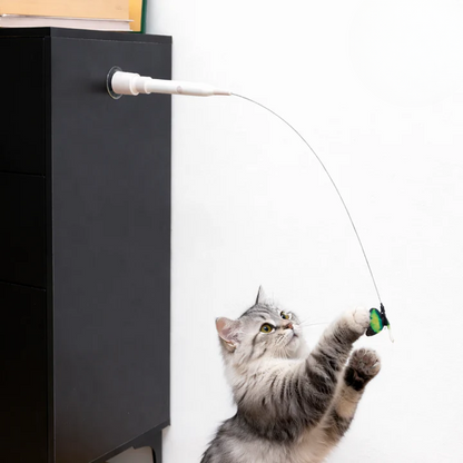 Interactive Cat Toy Unpredictable Movement Food-Grade Silicone USB Rechargeable