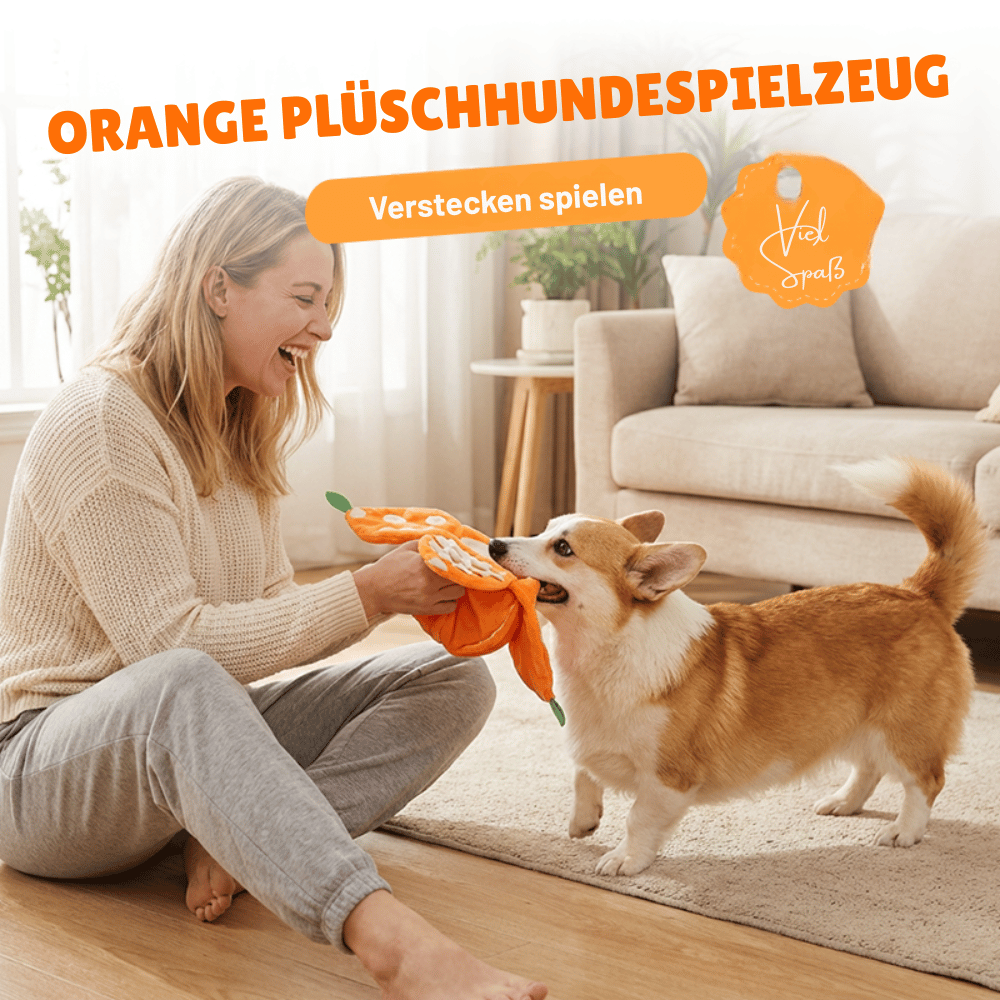 Interactive Dog Toy Treat Puzzle Squeaker & Crinkle