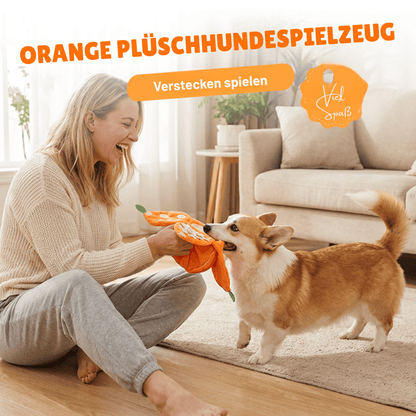 Interactive Dog Toy Treat Puzzle Squeaker & Crinkle