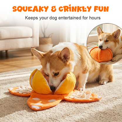 Interactive Dog Toy Treat Puzzle Squeaker & Crinkle