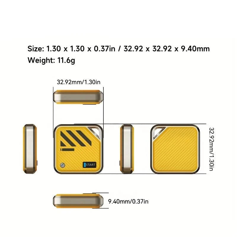 Item Tracker Real-Time Tracking Lightweight & Battery-Powered