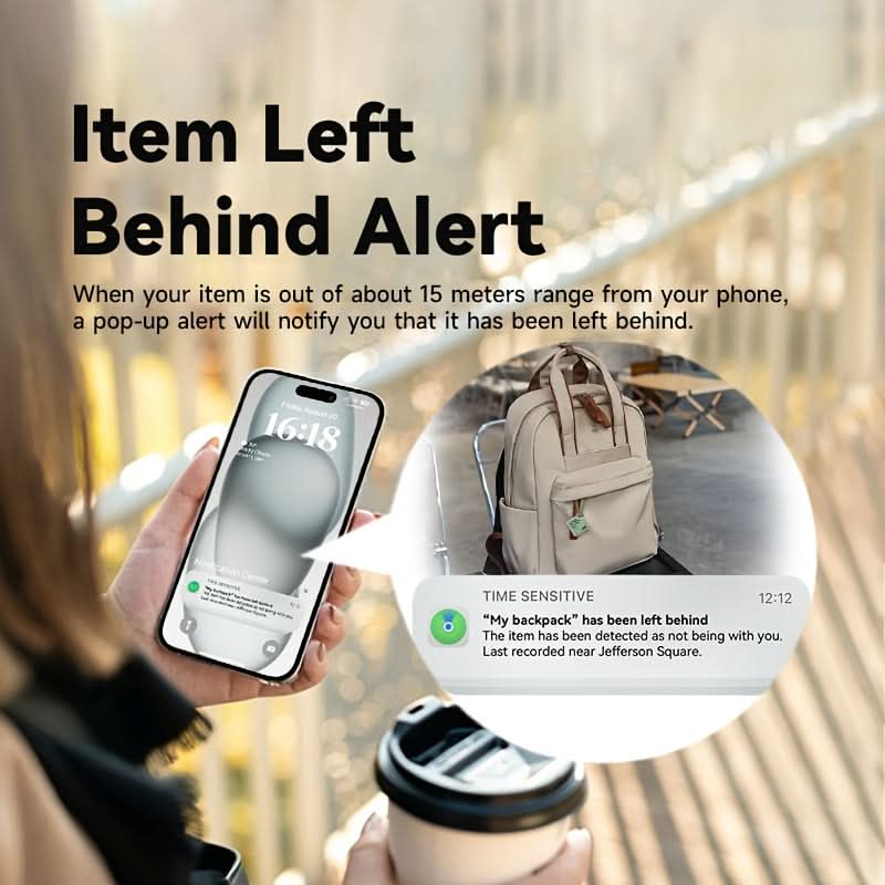 Item Tracker Real-Time Tracking Lightweight & Battery-Powered