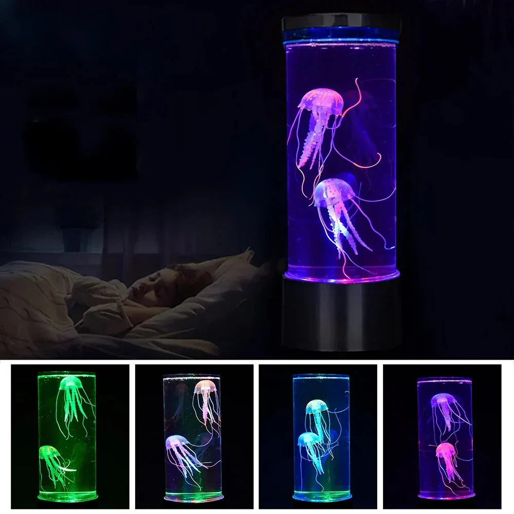 Jellyfish Lamp Color-Changing LEDs & USB-Powered