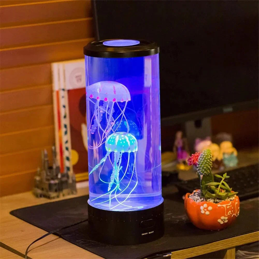Jellyfish Lamp Color-Changing LEDs & USB-Powered