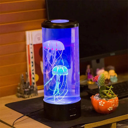Jellyfish Lamp Color-Changing LEDs & USB-Powered