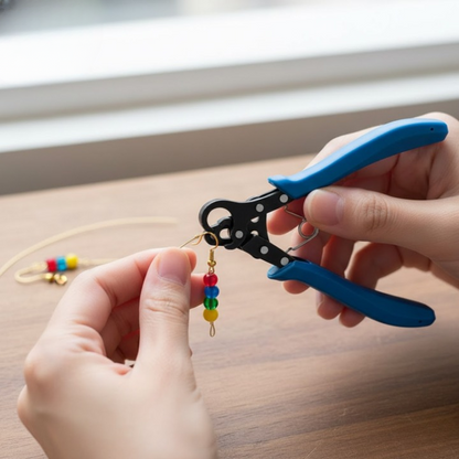 Jewelry Loop Pliers Stainless Steel Non-Slip Handles