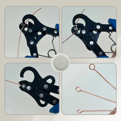 Jewelry Loop Pliers Stainless Steel & Non-Slip Handles