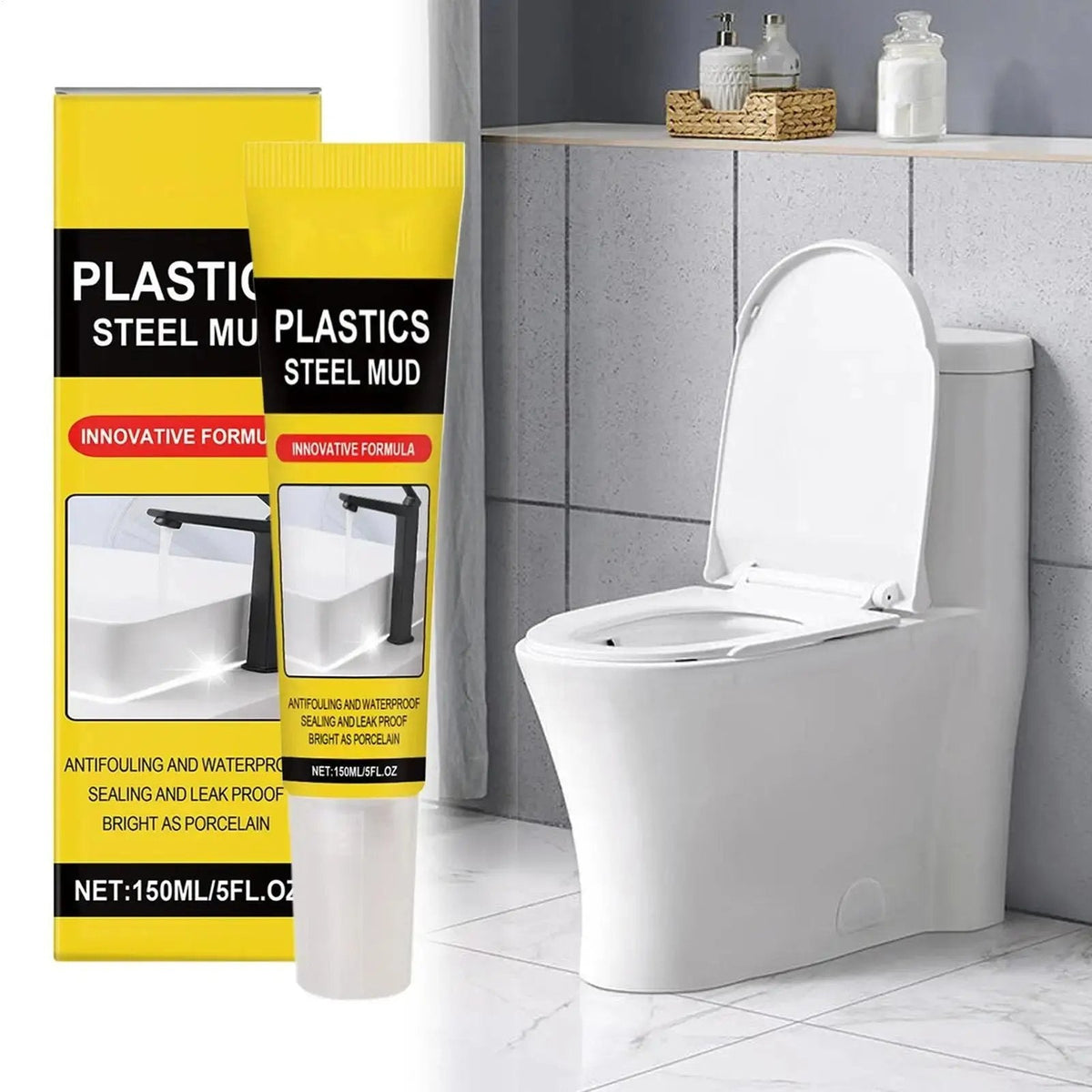 Joint Sealant Waterproof Mold-Resistant 125 ml With Scraper