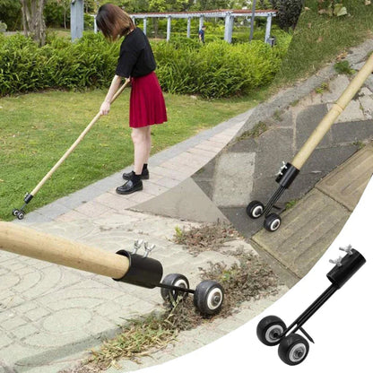 Joint Weeder Double-Wheel Iron Head Fits Standard Handles