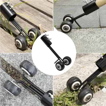 Joint Weeder Double-Wheel Iron Head Fits Standard Handles