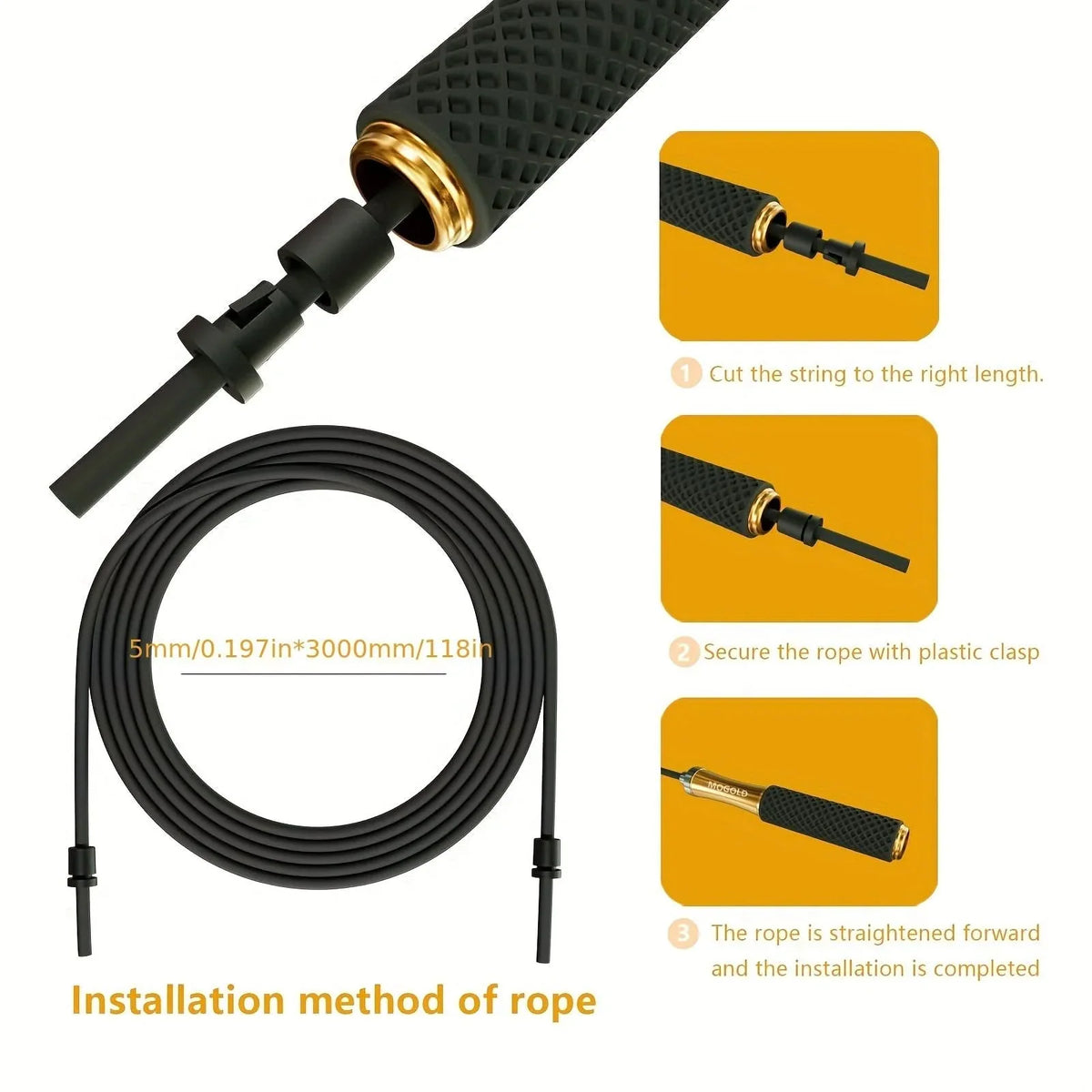 Jump Rope Lightweight Speed Cable Aluminum Handles