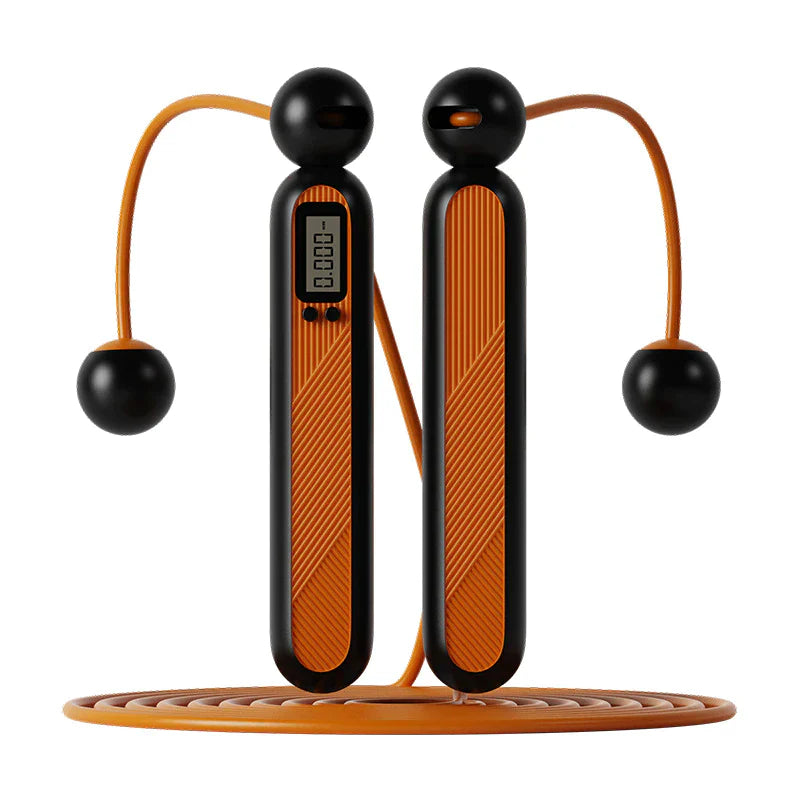Jump Rope Wireless Digital Counter Weighted & Rotating Handles