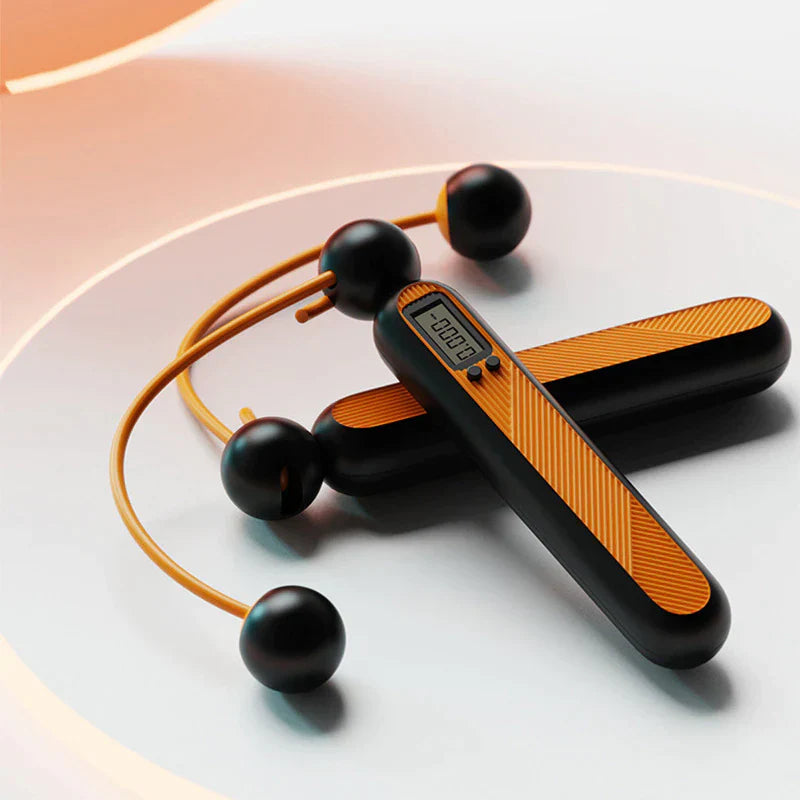 Jump Rope Wireless Digital Counter Weighted & Rotating Handles