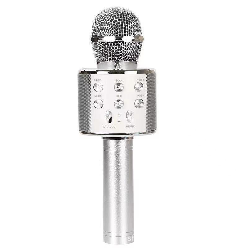 Karaoke Microphone Bluetooth Built-In Speaker Long Battery Life