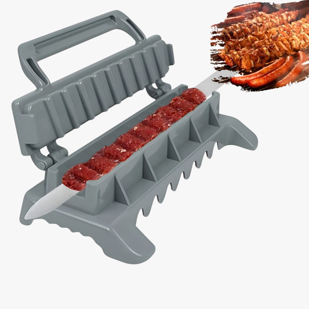 Kebab Maker Uniform Skewers Heat-Resistant Dishwasher-Safe