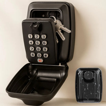 Key Lock Box Resettable Combination Weather Resistant Wall Mount