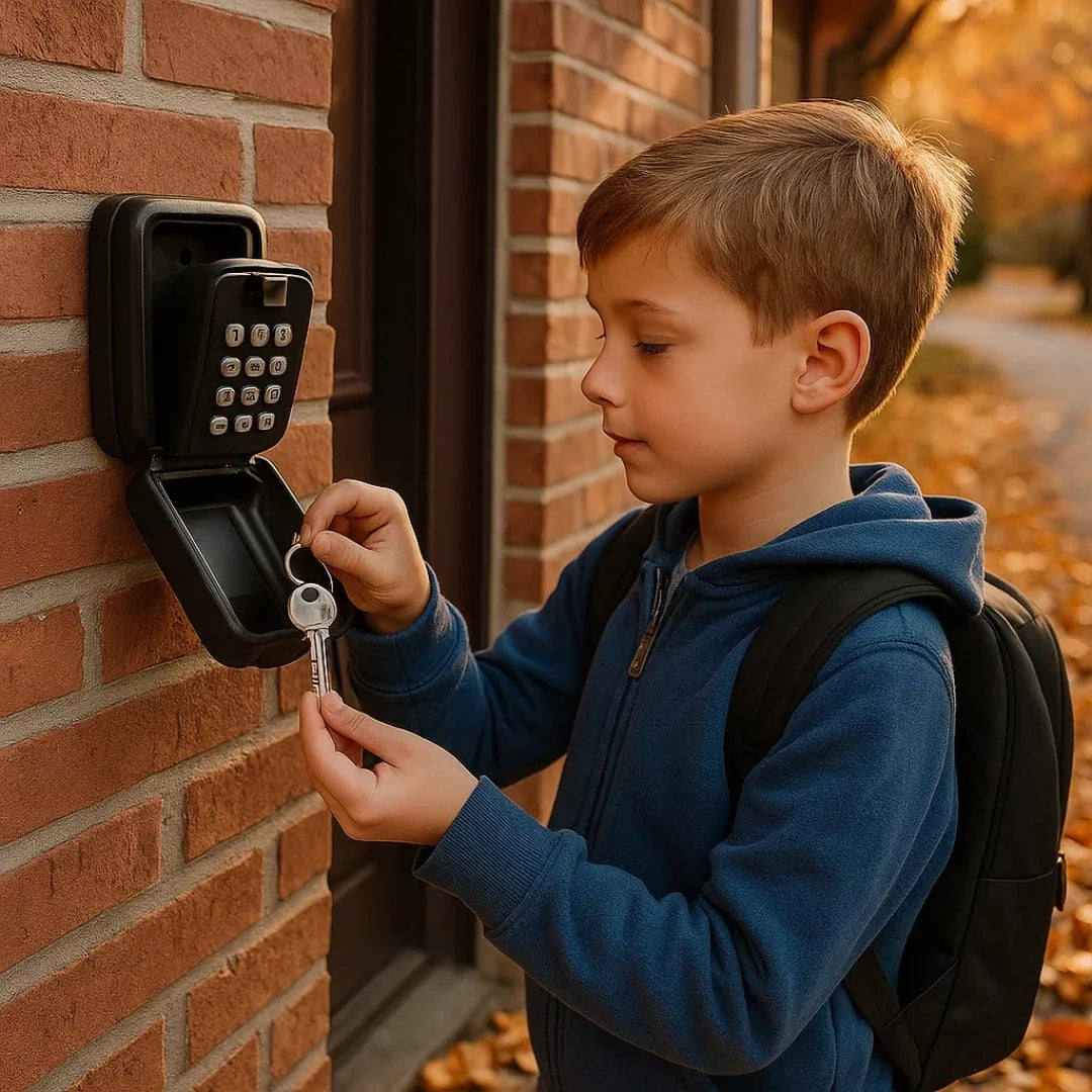Key Lock Box Resettable Combination Weather Resistant Wall Mount