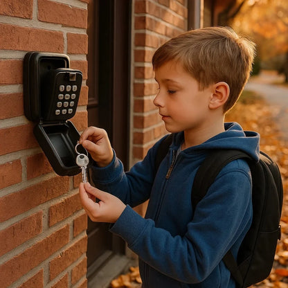 Key Lock Box Resettable Combination Weather Resistant Wall Mount