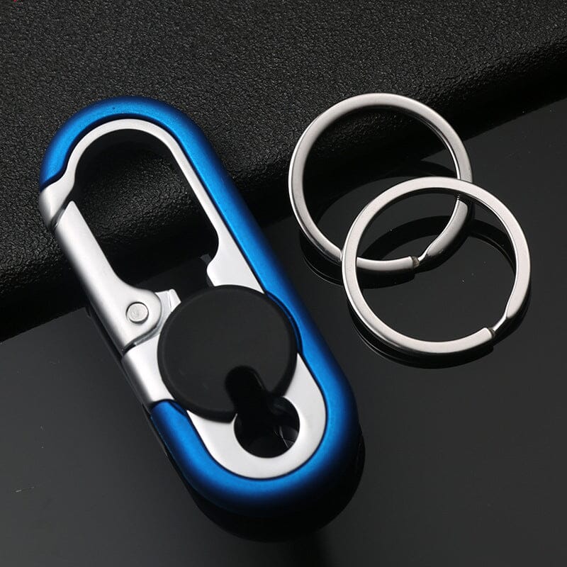 Keychain Double-Ring Rust-Resistant Spring Clasp