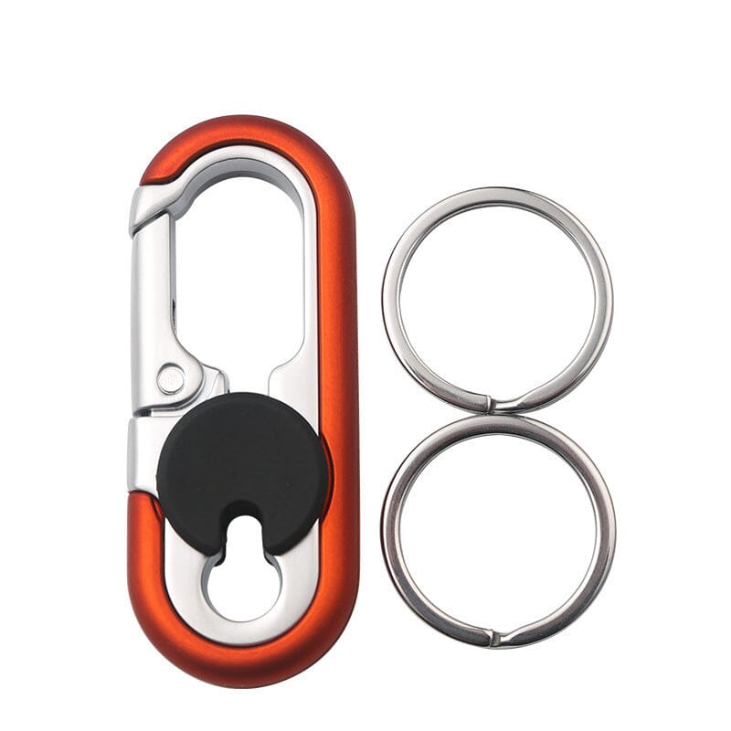Keychain Double-Ring Rust-Resistant Spring Clasp