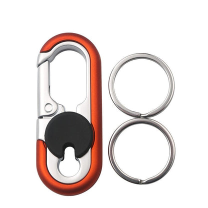 Keychain Double-Ring Rust-Resistant Spring Clasp