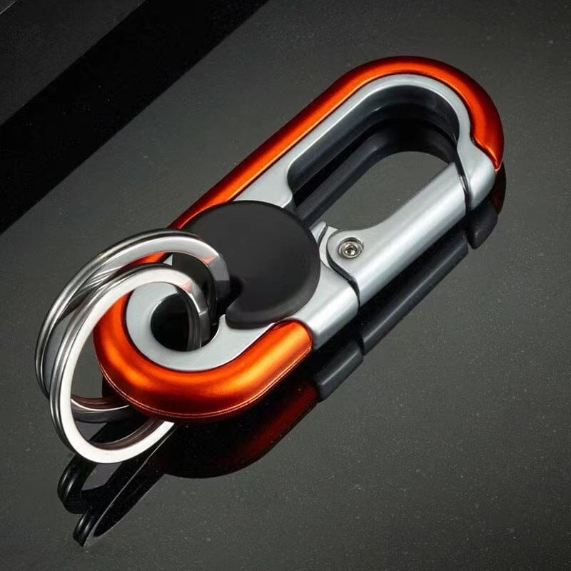 Keychain Double-Ring Rust-Resistant Spring Clasp