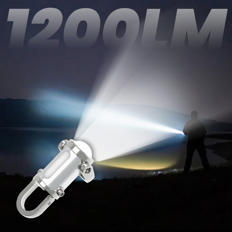 Keychain Flashlight 1200 Lumens 1000mAh Power Bank