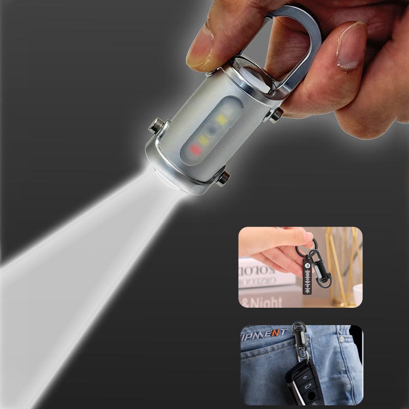 Keychain Flashlight 1200 Lumens 1000mAh Power Bank
