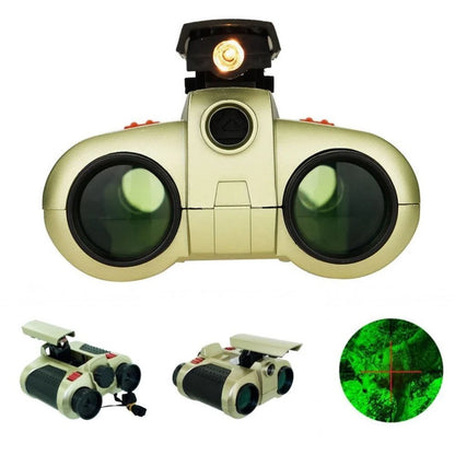 Kids' Binoculars Day & Night Vision Lightweight Impact-Resistant Plastic