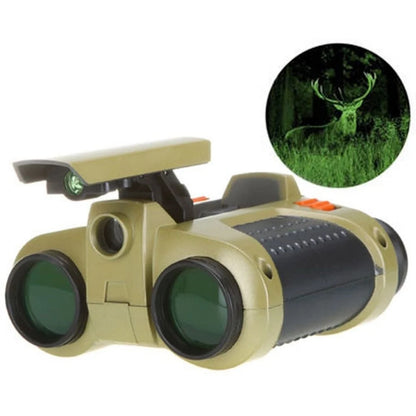 Kids' Binoculars Day & Night Vision Lightweight Impact-Resistant Plastic