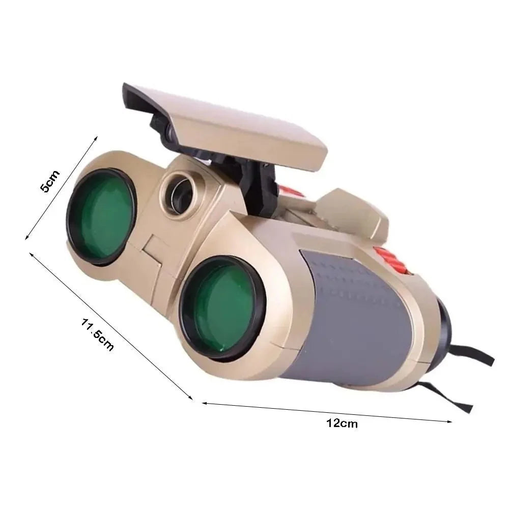 Kids' Binoculars Day & Night Vision Lightweight Impact-Resistant Plastic