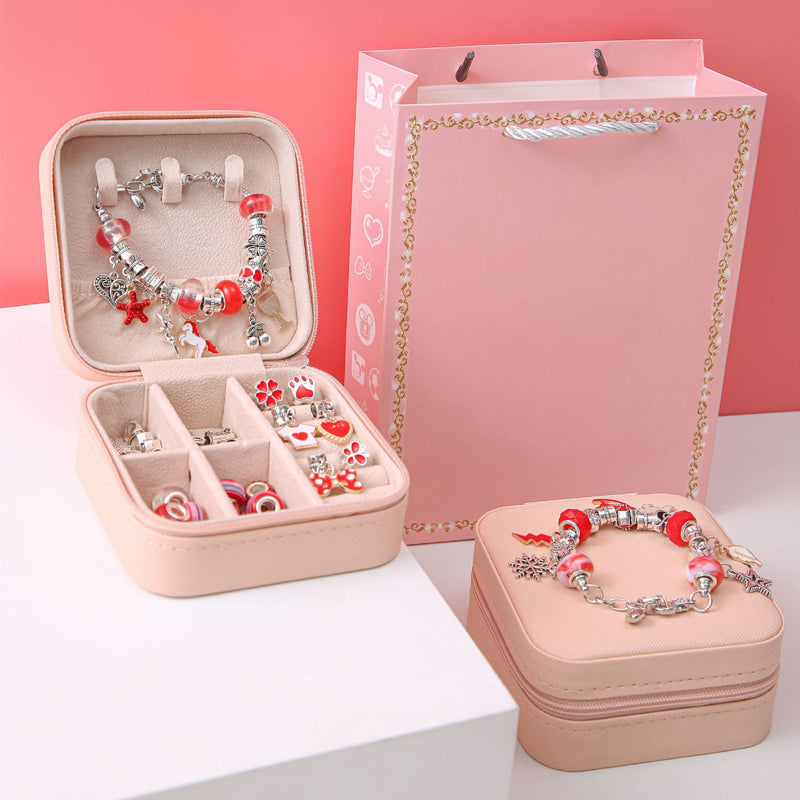 Kids Bracelet Kit Adjustable Bracelets & Over 60 Beads