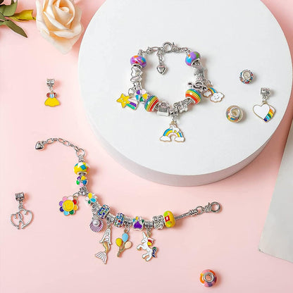 Kids Bracelet Kit Adjustable Bracelets & Over 60 Beads